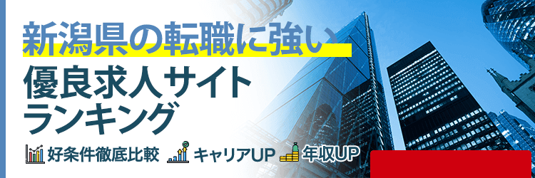 新潟県の転職に強い優良求人サイトランキング
